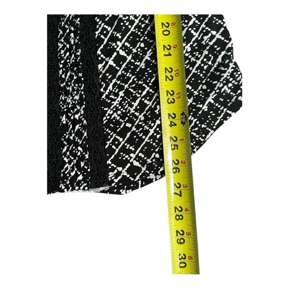 NWT White House Black Market lace inset tunic